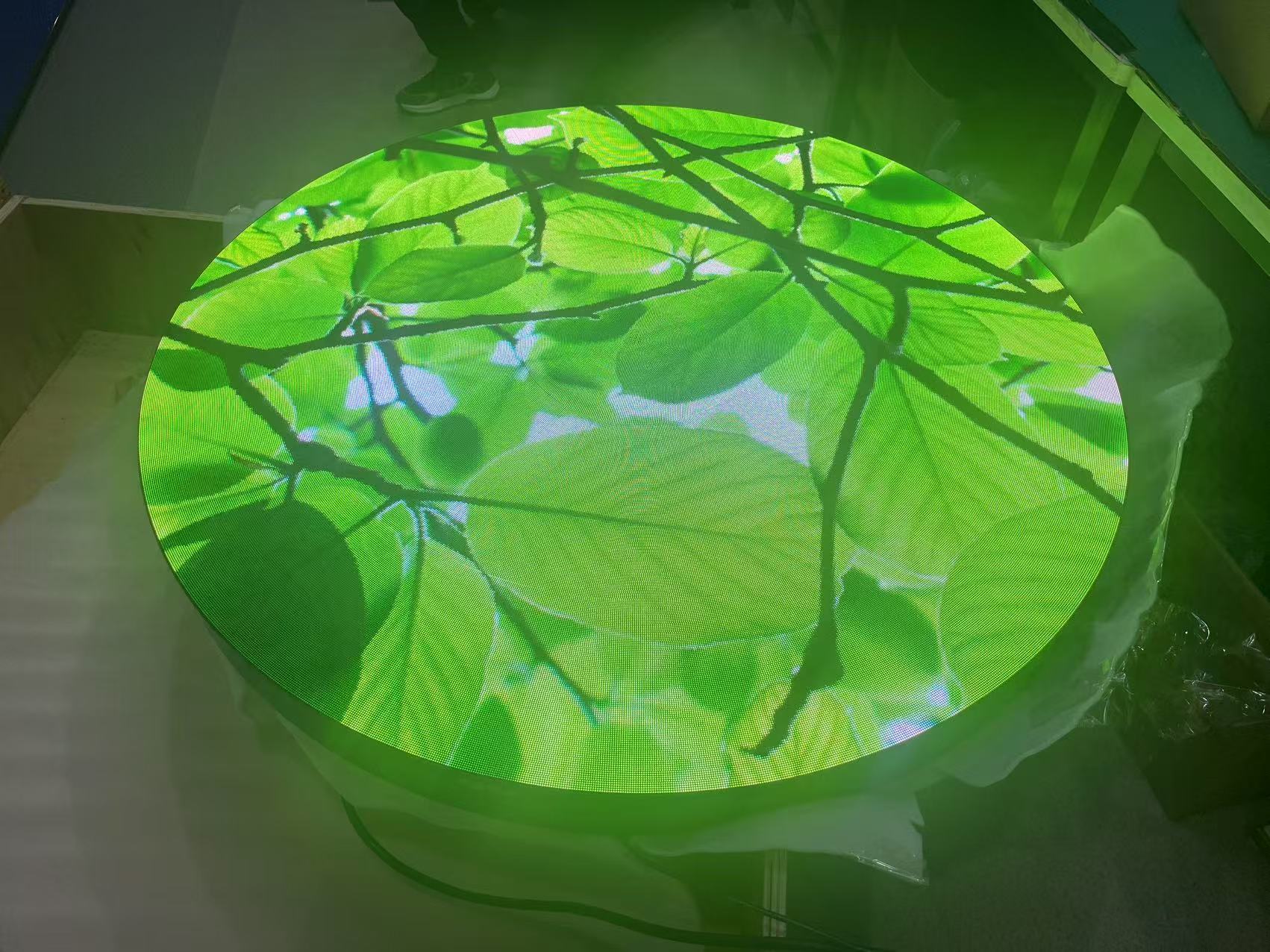 沈阳某展厅圆形LED项目