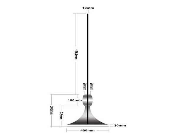 OLED双面超薄落地式数字标牌侧面