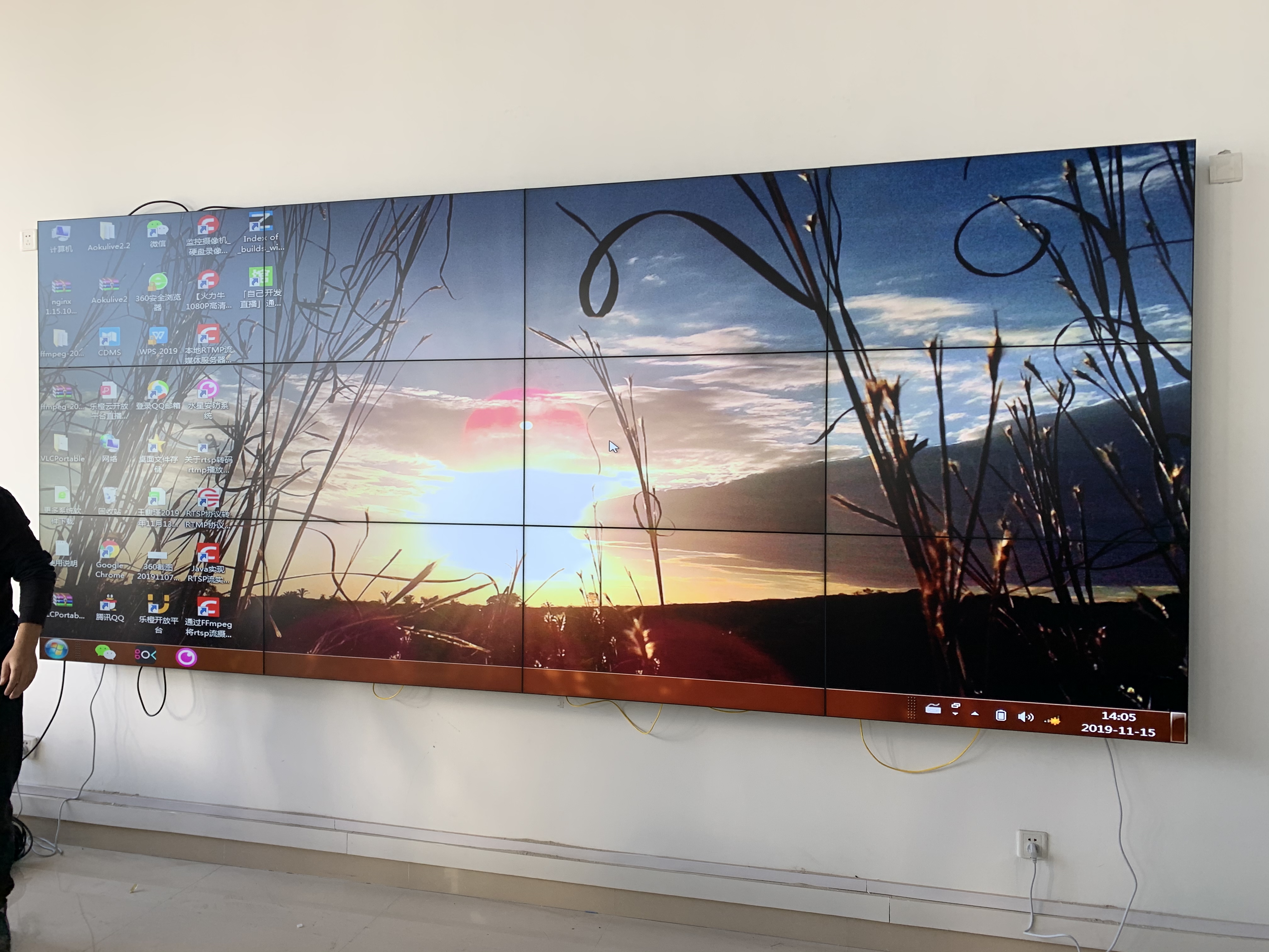 沈阳某学校拼接屏项目